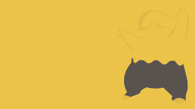 Black bear yellow background bear free wallpaper for desktop - medium preview image