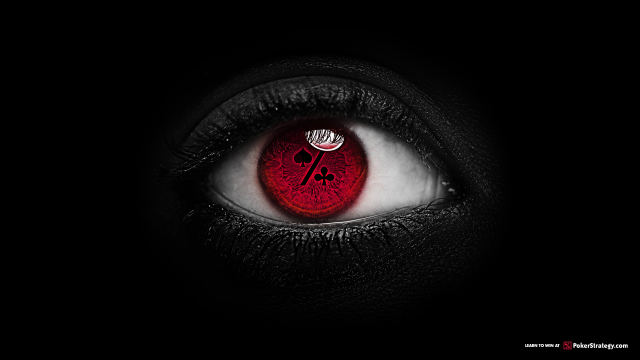 Red eye black background red free wallpaper for desktop - medium preview image
