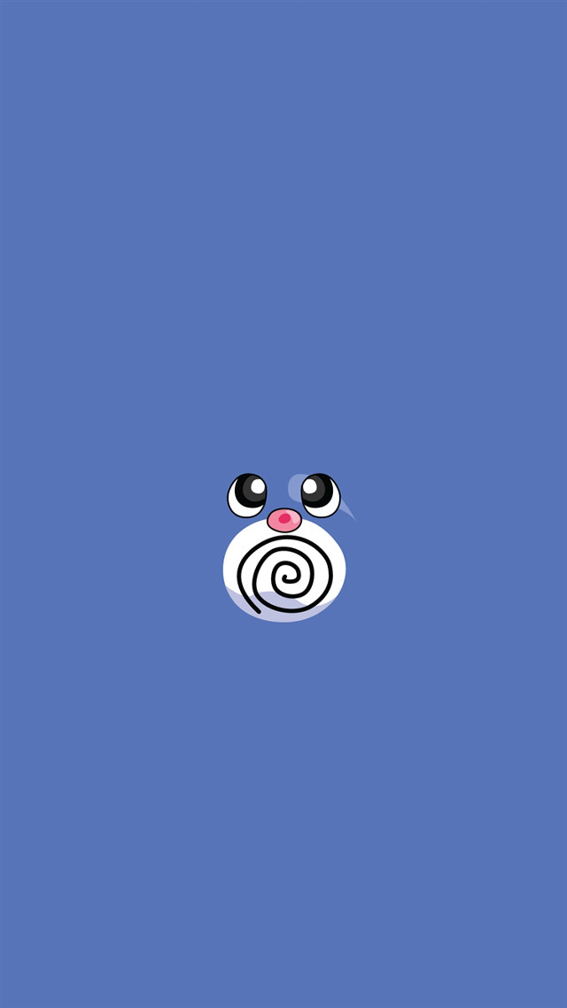 Blue background cat face red free wallpaper for mobile - medium preview image