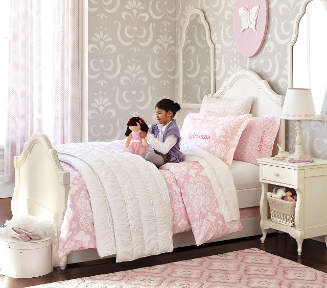 Little girl bed doll bedroom free wallpaper for tablet - medium preview image