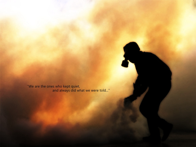 Fire sunset silhouette quote urban free wallpaper for desktop - medium preview image