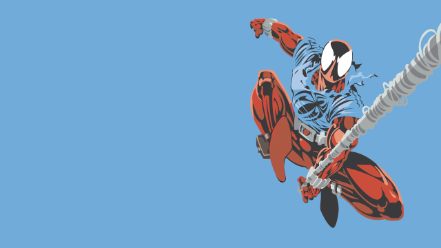 Spider man flying parachute helmet free wallpaper for desktop - medium preview image