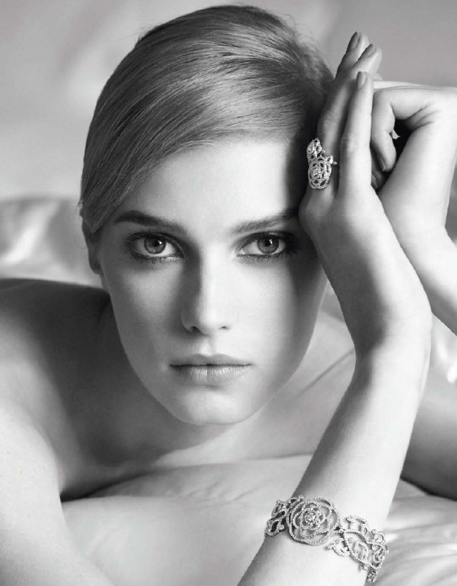 Woman bracelet bed white sheet free wallpaper for mobile - medium preview image