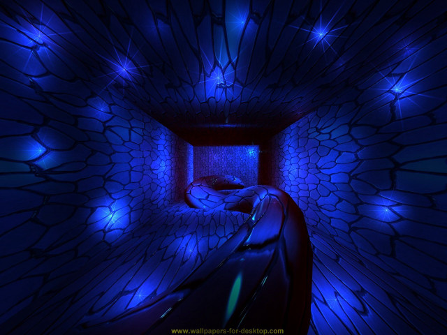 Bed blue light rock pattern free wallpaper for desktop - medium preview image