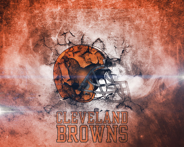 Cleveland browns football helmet cracked free wallpaper for desktop - medium preview image