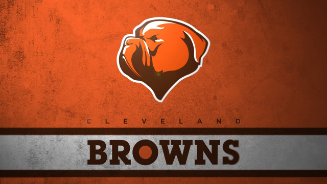 Cleveland browns logo wall name free wallpaper for desktop - medium preview image