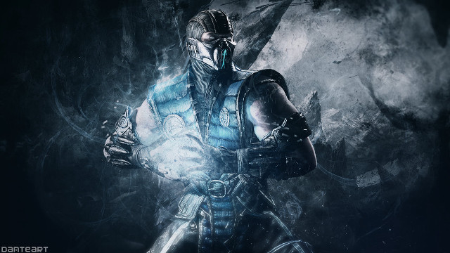 Man blue armor sword smoke free wallpaper for desktop - medium preview image