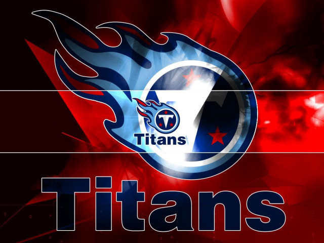 Titans logo red background blue #2 free wallpaper for desktop - medium preview image