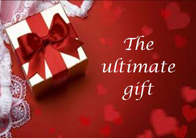 Red box bow white lace free wallpaper for desktop - medium preview image