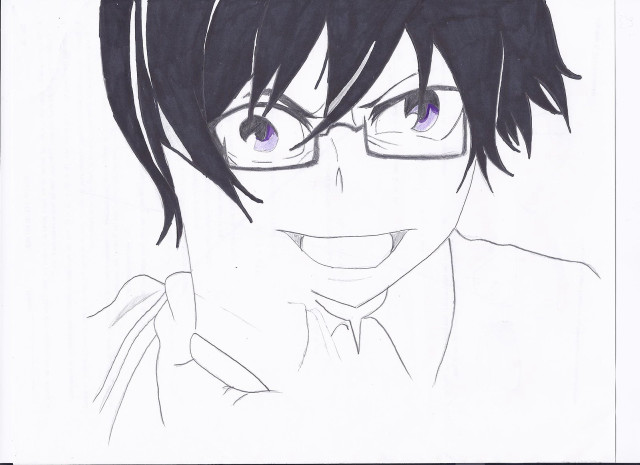 Man glasses tie shirt pencil free wallpaper for desktop - medium preview image