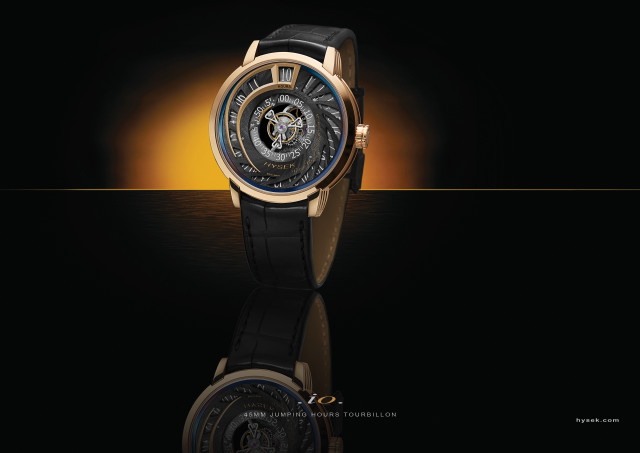 Watch black dial gold case free wallpaper for desktop - medium preview image