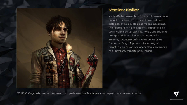 Man jacket tie knife caption free wallpaper for desktop - medium preview image