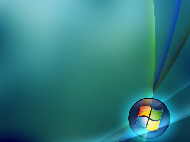 Blue green background window logo free wallpaper for desktop - medium preview image