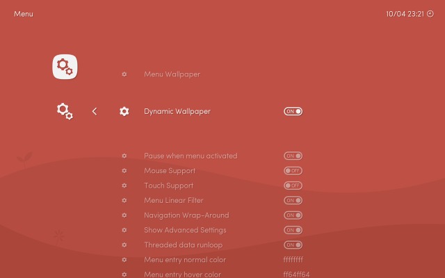 Red background icons white line free wallpaper for desktop - medium preview image