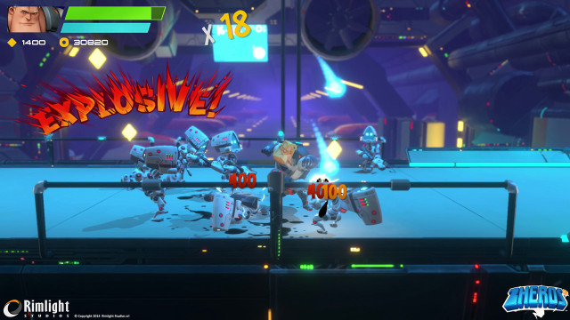 Video game characters explosively captioned free wallpaper for desktop - medium preview image