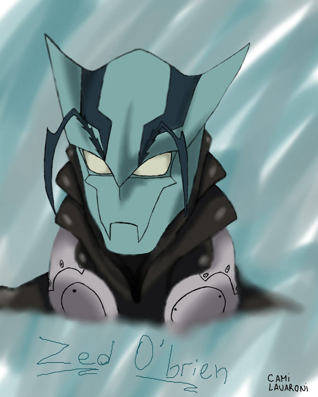 Demon hoodie caped head eyes free wallpaper for mobile - medium preview image