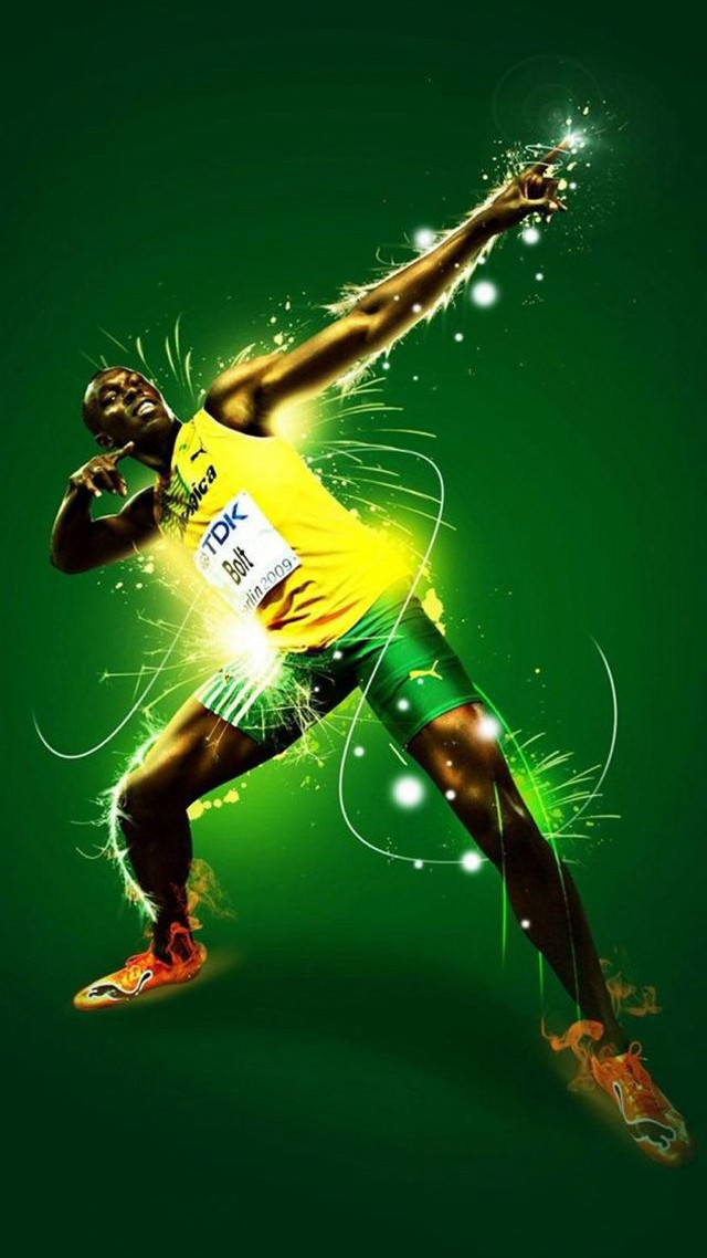 Man yellow shirt kick green free wallpaper for mobile - medium preview image