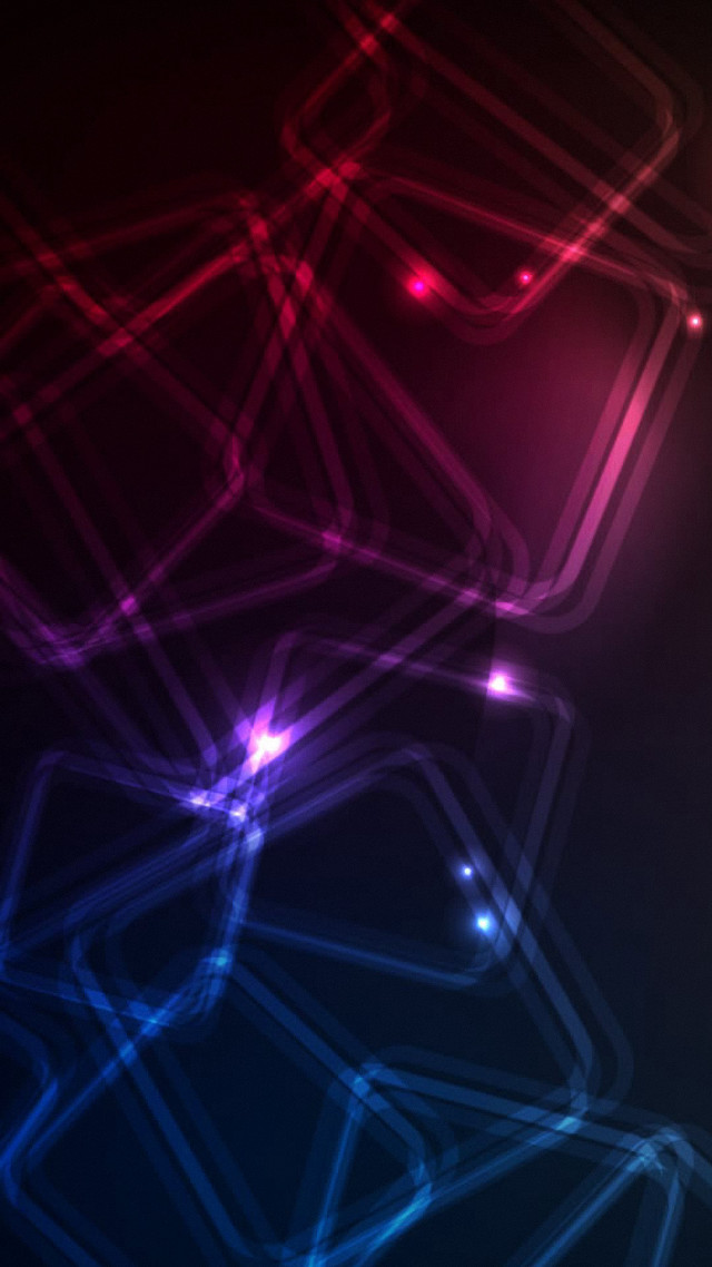 Dark background colorful pattern lines free wallpaper for mobile - medium preview image