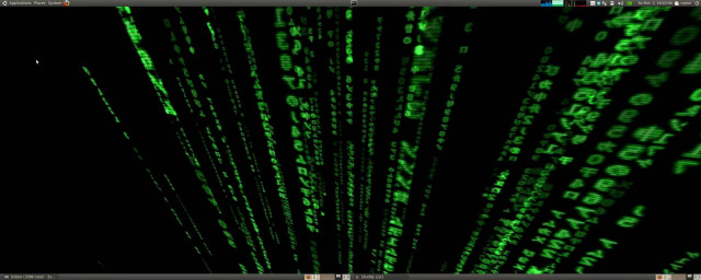 Computer screen green numbers black free wallpaper for desktop - medium preview image