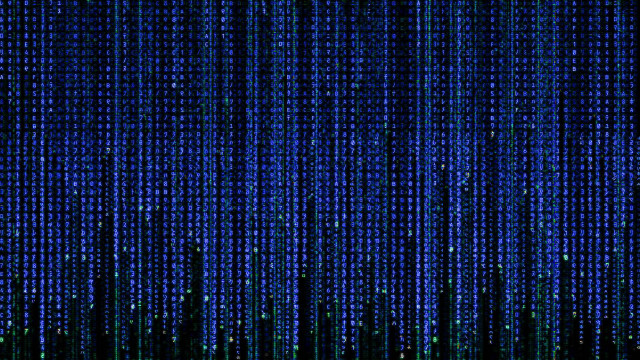 Blue black background numbers green free wallpaper for desktop - medium preview image