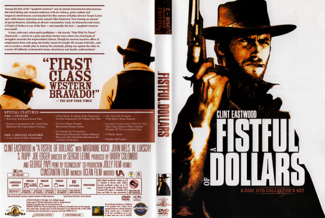 Fistful of dollars dvd cover free wallpaper for desktop - medium preview image