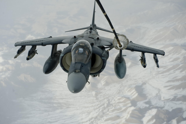 Fighter jet flying mountains snowy free wallpaper for desktop - medium preview image