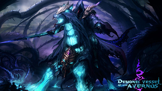 Demonic creature sword demon back #4 free wallpaper for desktop - medium preview image