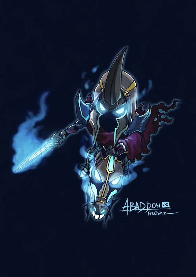 Demon sword chest head stylized free wallpaper for mobile - medium preview image