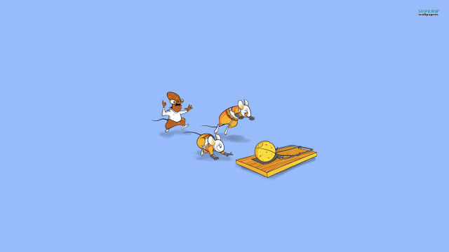 Cartoon dog running mouse pad free wallpaper for desktop - medium preview image