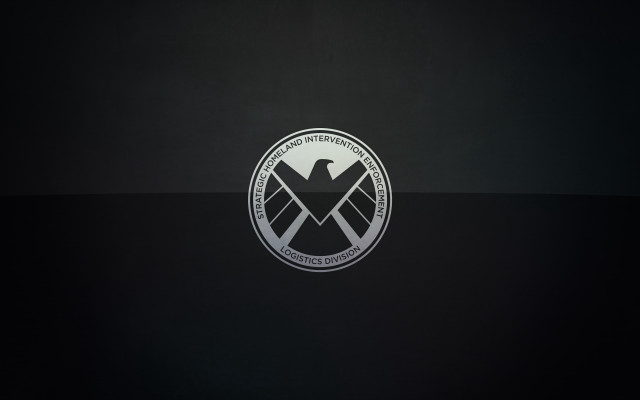 Black white eagle logo company free wallpaper for desktop - medium preview image