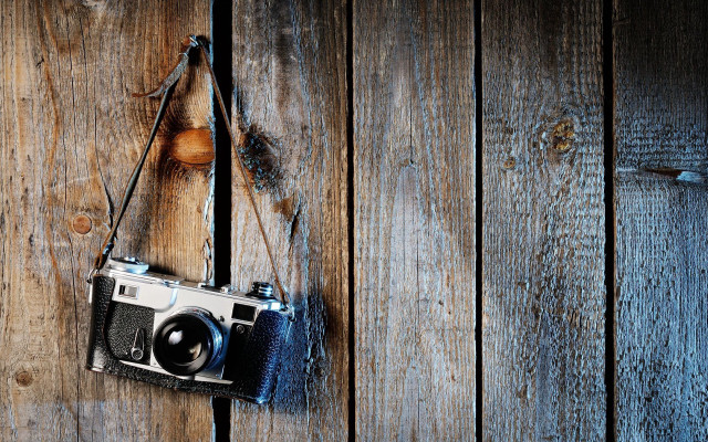 Camera wooden wall hanging strap free wallpaper for desktop - medium preview image