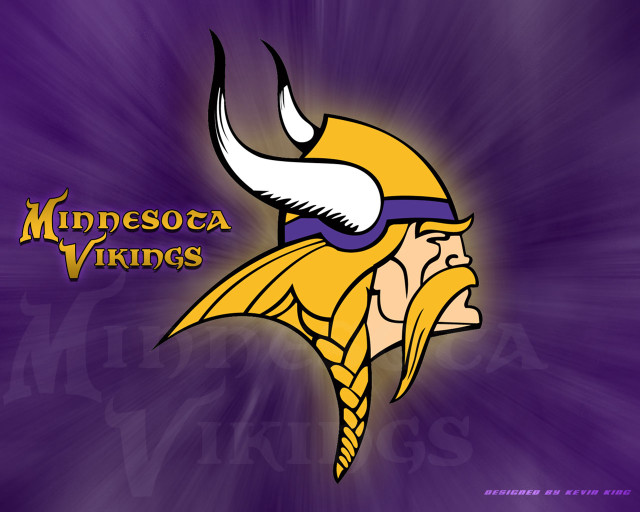 Minnesota vikings logo purple background #2 free wallpaper for desktop - medium preview image