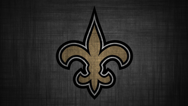 Saints logo black background gold free wallpaper for desktop - medium preview image