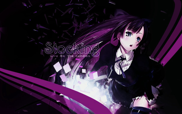 Woman suit tie purple background free wallpaper for desktop - medium preview image