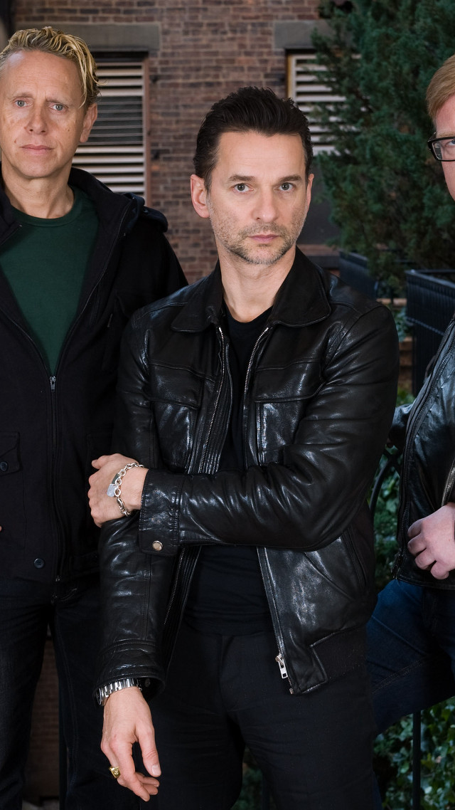 Men group standing building clock #2 free wallpaper for mobile - medium preview image