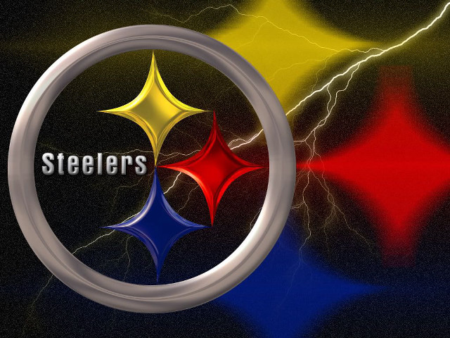 Lightning logo red yellow blue free wallpaper for desktop - medium preview image