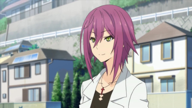 Girl pink hair green eyes #2 free wallpaper for desktop - medium preview image