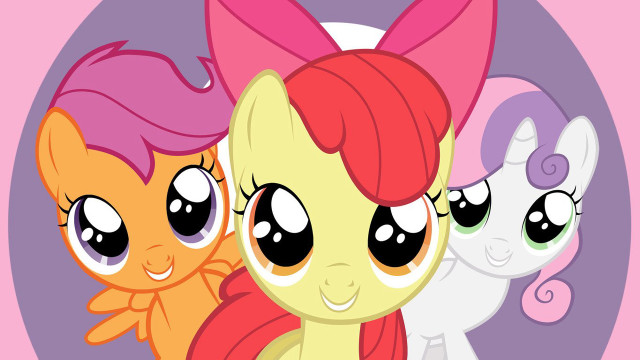 Three little ponies circle wind free wallpaper for desktop - medium preview image