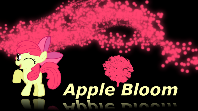 Pink pony pink mane black free wallpaper for desktop - medium preview image