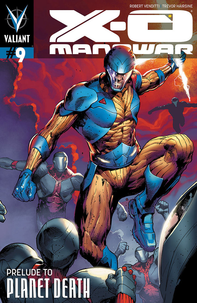 Comic book cover man blue free wallpaper for mobile - medium preview image