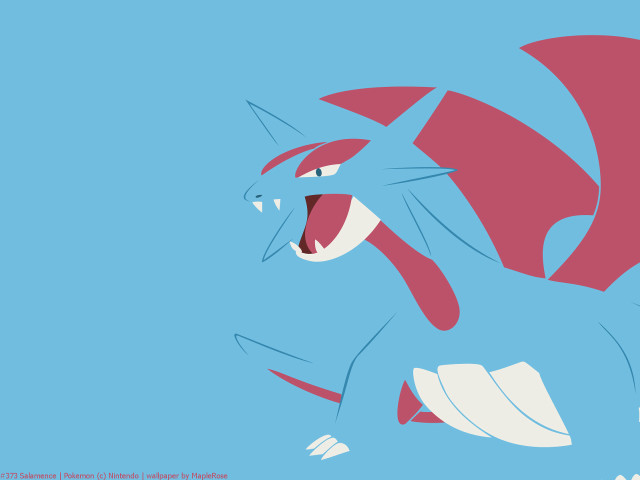 Blue red dragon cartoon mouth free wallpaper for desktop - medium preview image