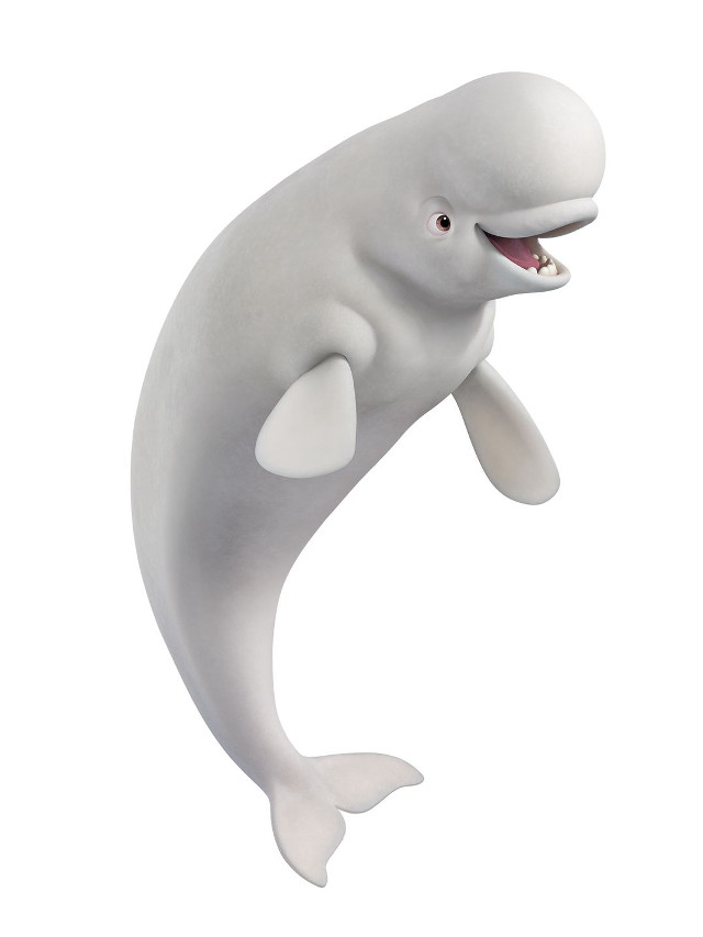 White plastic dolphin mouth open free wallpaper for mobile - medium preview image