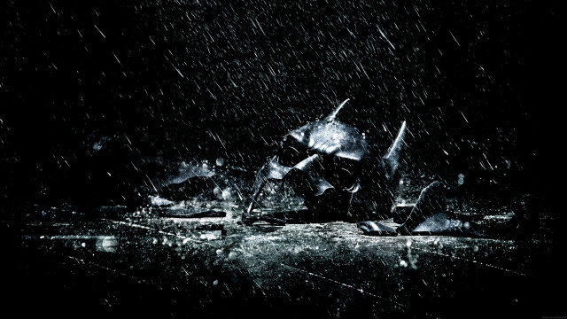 Batman scene bat cat rain free wallpaper for desktop - medium preview image