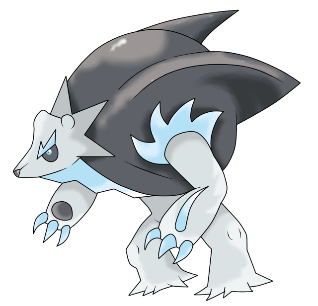 Cartoon character black white blue #2 free wallpaper for tablet - medium preview image