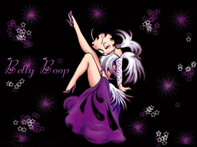 Woman purple dress dancing black free wallpaper for desktop - medium preview image