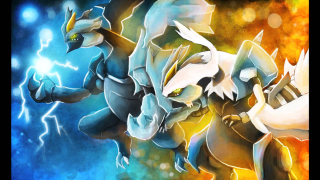 Pokemon lightning blue background yellow free wallpaper for desktop - medium preview image