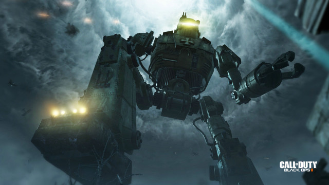 Giant robot cloudy sky light free wallpaper for desktop - medium preview image