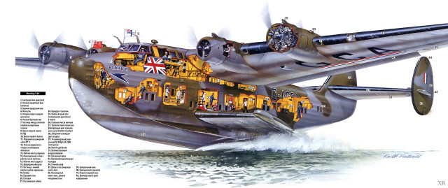 Detailed plane side drawing elements free wallpaper for desktop - medium preview image