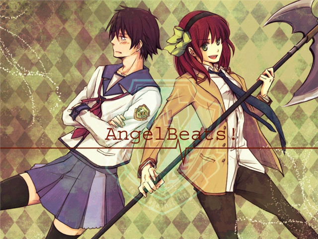 Anime characters long hair umbrella free wallpaper for desktop - medium preview image