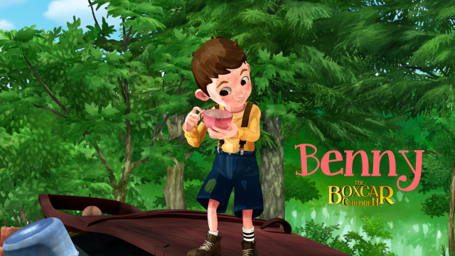 Boy forest pink object book free wallpaper for desktop - medium preview image